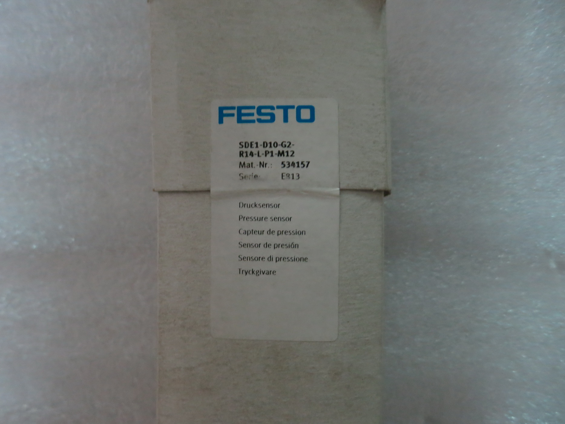 A027*原装FESTO费斯托 534157  SDE1-D10-G2-R14-L-P1-M12