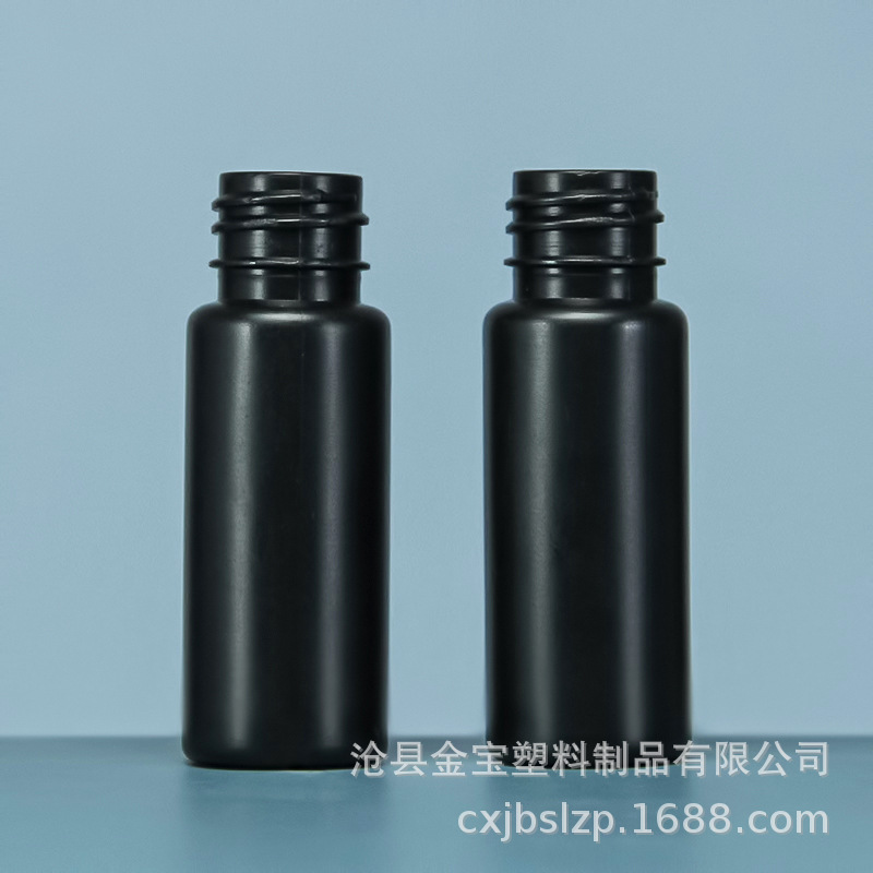 Fabricante 30ml negro a prueba de luz botella puntiaguda PE botella de plástico botella dispensadora botella de tinta botella dispensadora UV