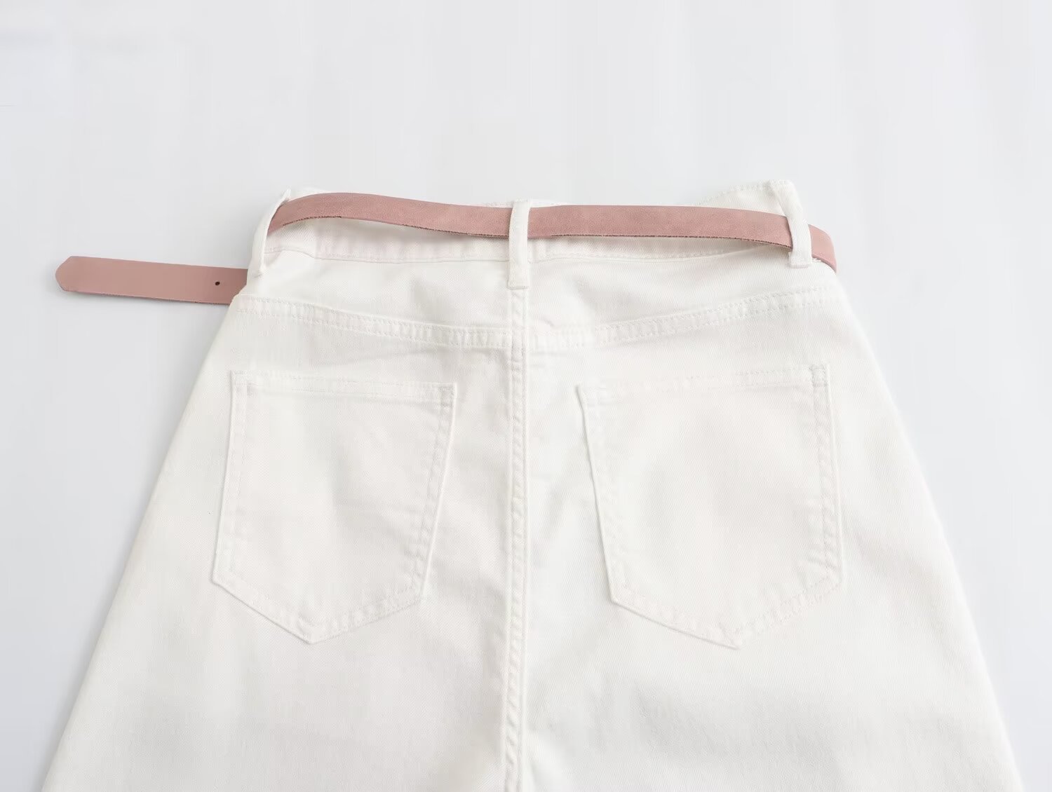 Damenbekleidung Sommer Neuware Lyocell dünne Jeans mit weitem Bein_voghion.com