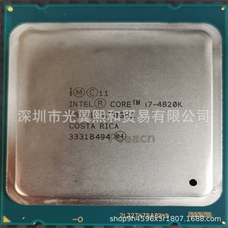 LNTEL Core i7 4820K SR1au 3.70GHz 4 ядра 8 потоков, разъём 2011 (контактная планка)