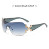 Fashionable sunglasses, windproof glasses, European style, light luxury style