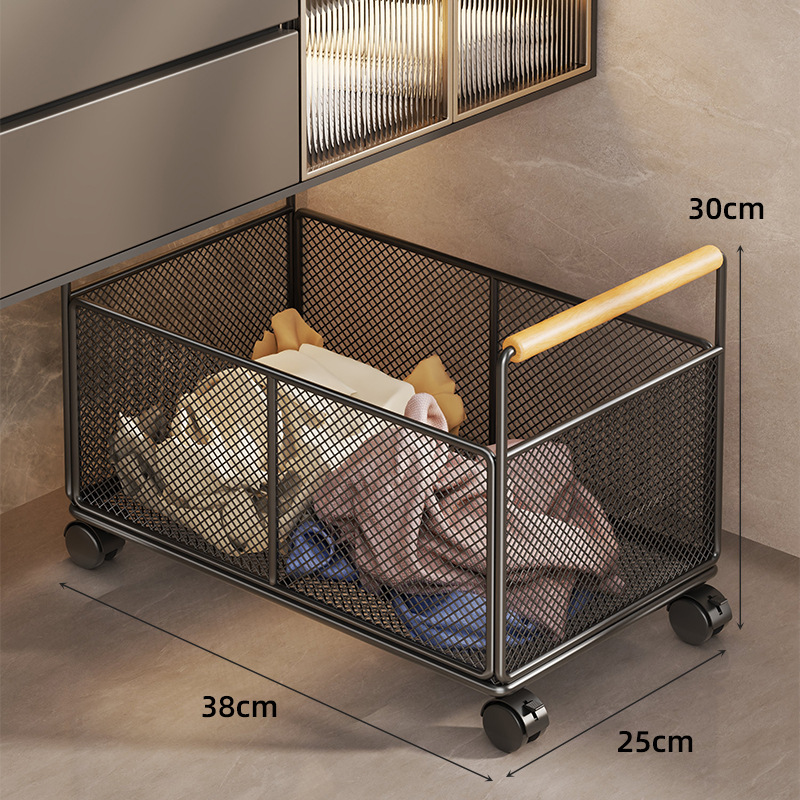 Estante Organizador Bajo Lavabo de Hierro Móvil para Baño image 11