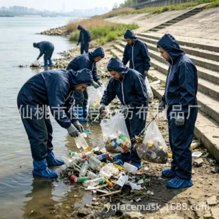 厂家直销一次性无尘洁净服 防静电防尘连体服 电子厂制药食品车间