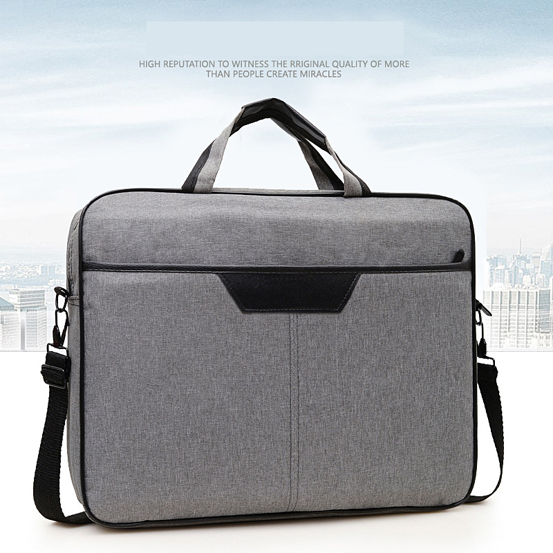 Portable Shoulder Crossbody Notebook Tablet Bag Oxford Cloth Document Conference Document Business Information Computer Bag