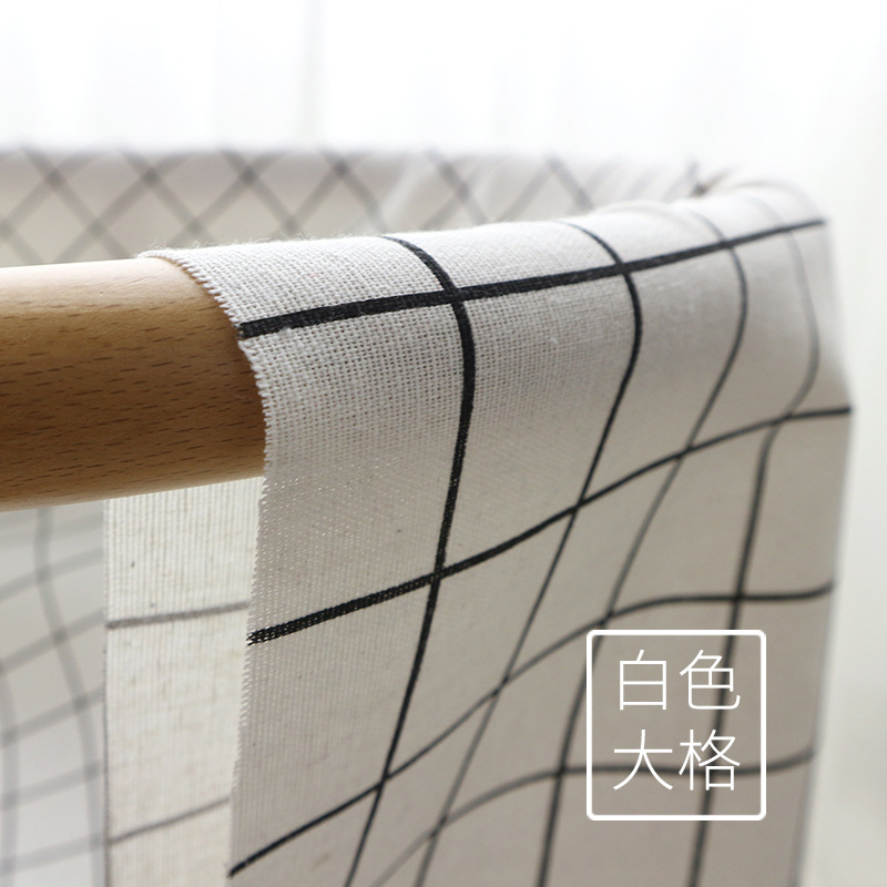 tela de lino de algodón tela de mesa cortina tela de tela de tela sofá tela hecha a mano procesamiento de tela