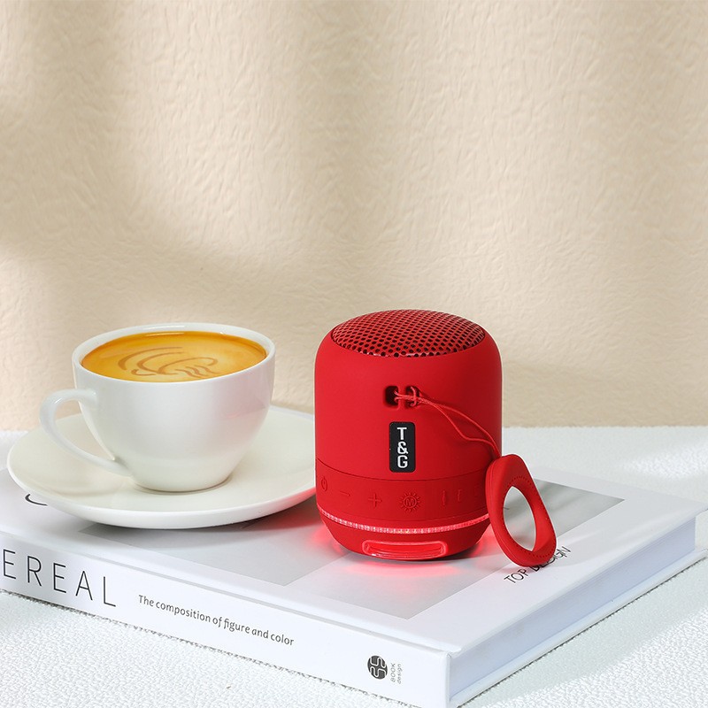 TG294 altavoz bluetooth lámpara LED mini creativa portátil al aire libre subwoofer portátil tarjeta T conexión de disco USB