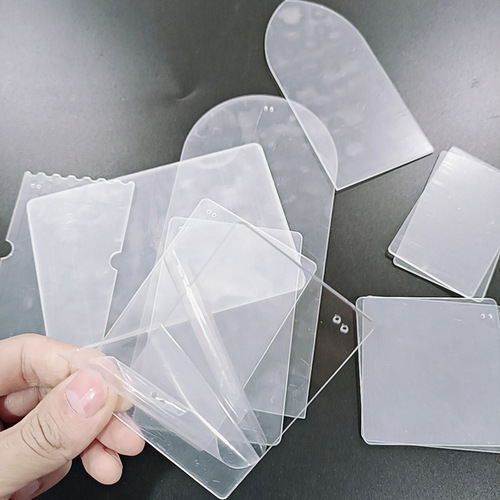 Acrylic quicksand mahjong material rotating standing sign quicksand mahjong piece diy acrylic blank board oil-filled cover board