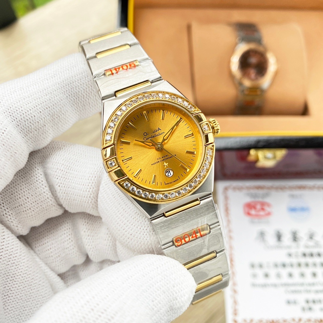 Oujia Constellation Full Series Automatic Mechanical Quartz Watch Steel Band Calendar Joint Watch Wholesale Can Be Shipped on Behalf of Others