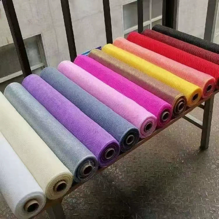 Оптовая продажа упаковочной бумаги для цветов: сетчатая бумага из полипропилена с крупной клеткой, органза, сетка, пряжа для упаковки букетов, материалы для флористики.