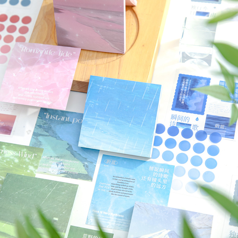 Notas adhesivas de Mr. Paper Three Enjoy Serie Lonely Island Notas adhesivas para estudiantes de estilo ins originales Notas adhesivas de oficina