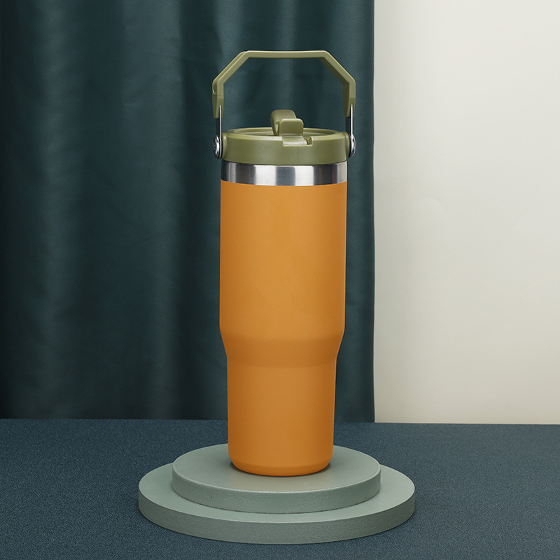 Stanley portátil taza de coche portátil cerveza de mantenimiento en frío lata 304 taza de vacío de acero inoxidable taza de helado de gran capacidad