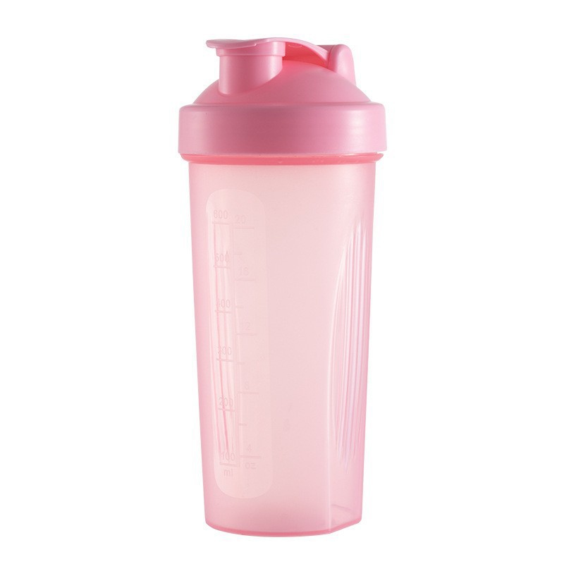 En stock al por mayor 600ml deportes batido Copa de fitness taza batido de leche taza proteína en polvo batido taza de mezcla taza de impresión logo