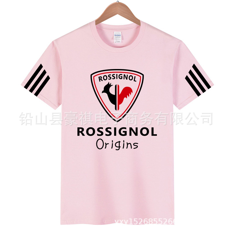 Summer round neck T-shirt with printed T-shirt and cotton lettering for both men and women_voghion.com