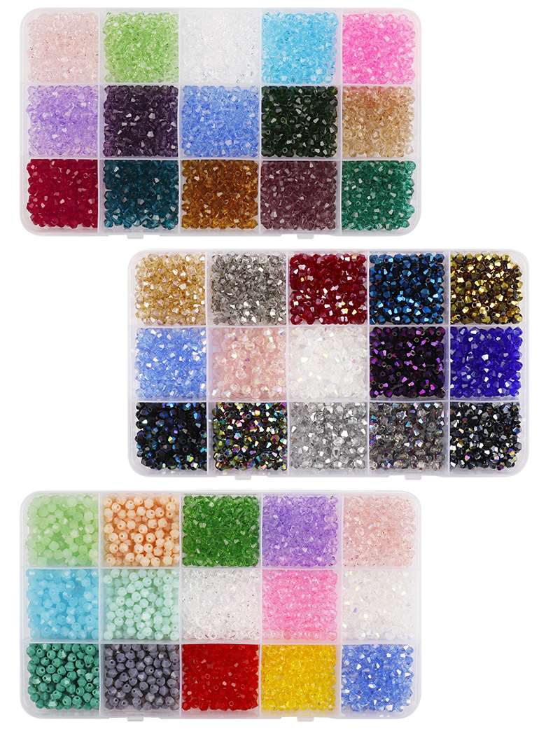 180g Weight Beads Jewelry Making Type DIY Jewelry Accessories Classification 1 Box Glass Printing Solid Color DIY Jewelry Accessories Beads