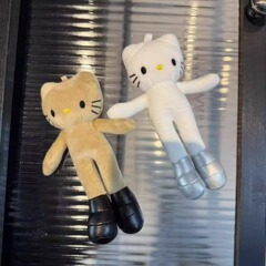長い脚キティホットガールぬいぐるみバックパックバッグペンダントかわいい人形キーホルダーギフトぬいぐるみ