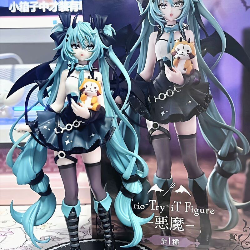 Wholesale Future Hatsune Demon Model Figurine Little Raccoon Little Devil Miku Lolita Figurine Model Birthday Gift
