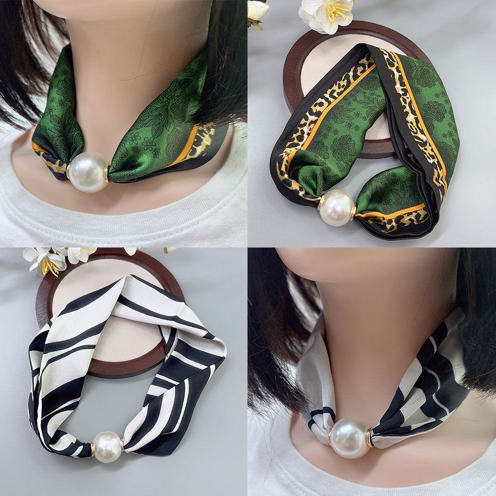 South Korean necklace pearl buckle magnet buckle short -term…