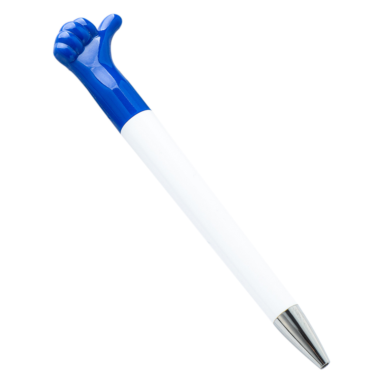 Gestos de dibujos animados creativos plástico rotativo bolígrafo pulgar imprimible logotipo publicitario regalo bolígrafo