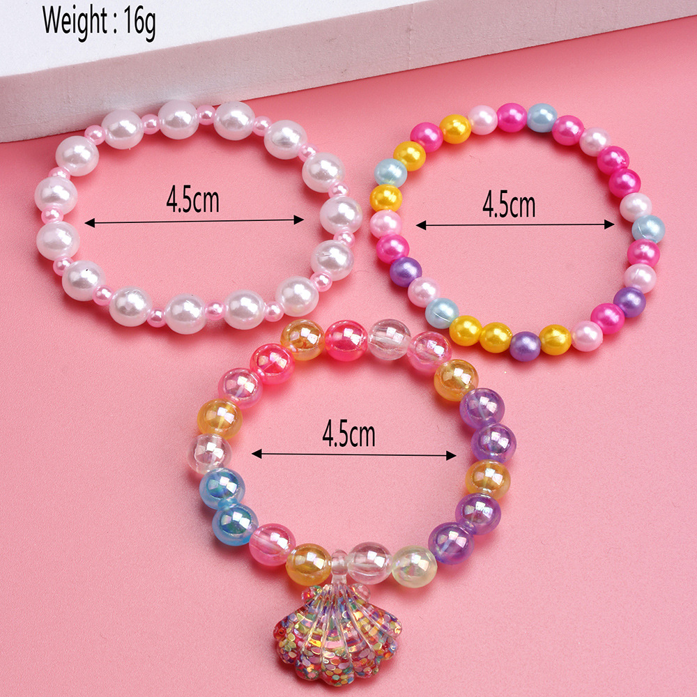 Simple Style Shell Plastic Beaded Bracelets display picture 5