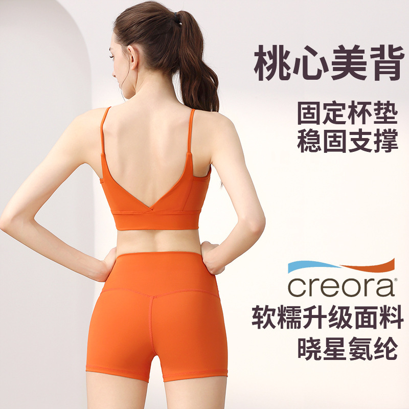 Sports Underwear Women's Shock-proof and Sagging-proof Running High-strength Yoga Clothing Vest Fitness Outer Wear Bra Beauty Back suit