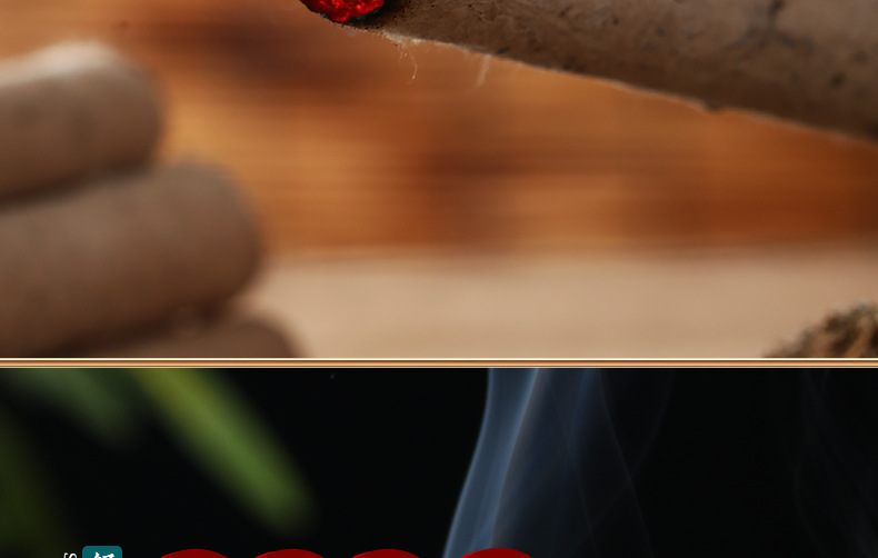 Moxa Stick Ai Tiao 10cm Stone Ground Aged Mugwort Roll for Traditional Moxibustion Warming Care in use