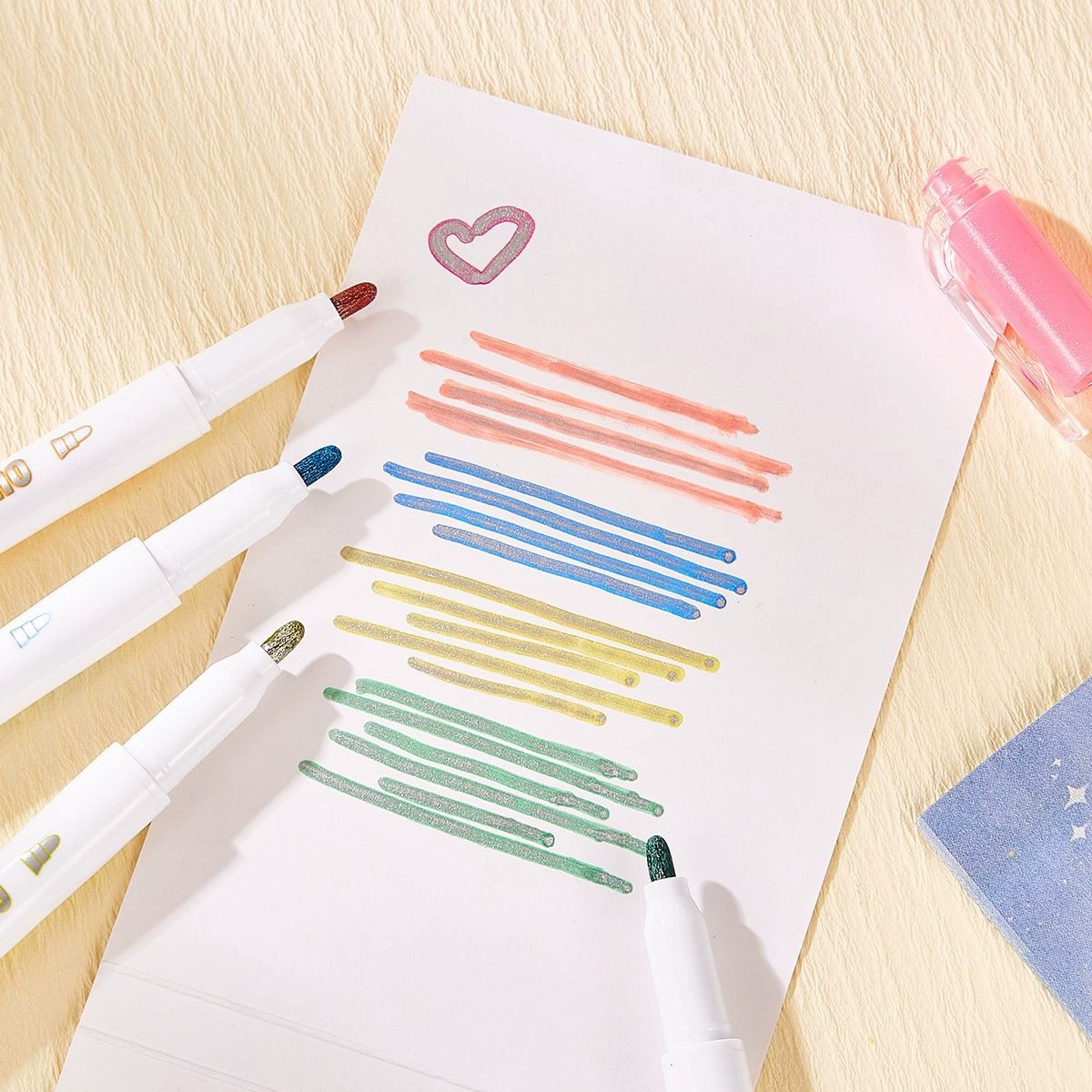 Liner, set for students, crayons, Amazon, 8 colors, DIY, Birthday gift