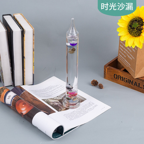 Roman Column Galileo Suspend Color Ball Physical Thermometer Creative Ornament Festival Birthday Business Travel Gift