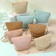 Girls Cute Straw Bag Mobile Phone Crossbody Coin Purse 2025 New Summer Seaside Handwoven Shell Bag
