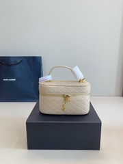 大衆デザイン2025新型女性ハンドバッグファッション菱格子箱高級感化粧バッグショルダーバッグ