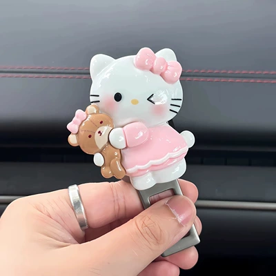 Hellokitty Car Seat Belt Seat belt shoulder pad - card-buckle-hug-bear-kitty