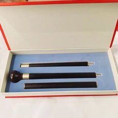 紫光檀三節拐杖 禮盒裝三節圓頭拐杖 送朋友禮盒拐杖 禮品