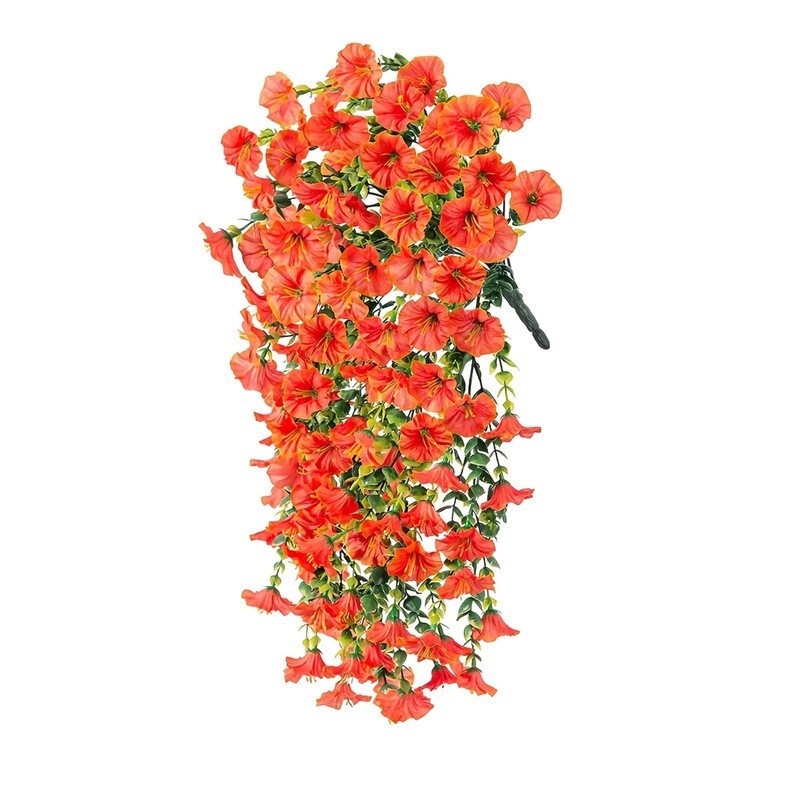 45目牵牛花藤条尤加利假花婚礼场景布置家居装饰绿植批发|undefined