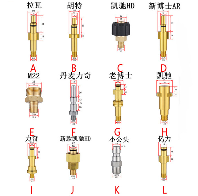 커넥터 선택 사항 (Karche 등)