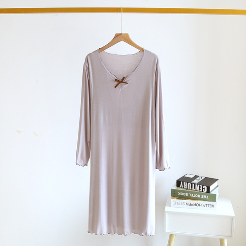 Factory wholesale new summer modal pajama set for postpartum breastfeeding mother, one piece drop shipping