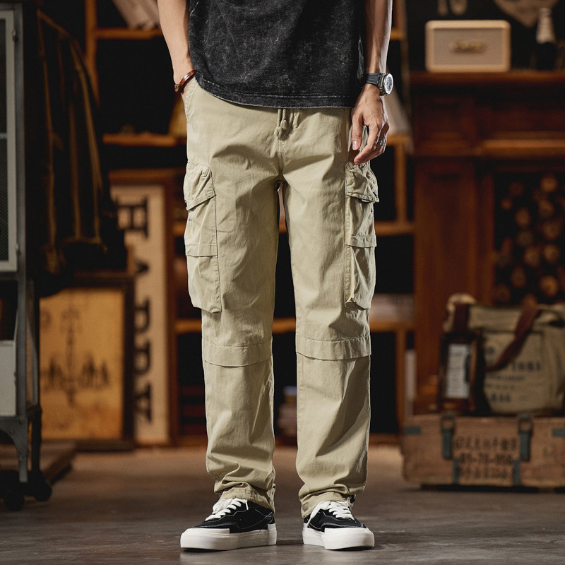 American Style Trendy Brand Work Pants Men's Spring New Trousers Loose Straight Casual Pants Wide Version Sports Outdoor 7613 American Style Trendy Brand Work Pants Men's Spring New Trousers Loose Straight Casual Pants Wide Version Sports Outdoor 7613
