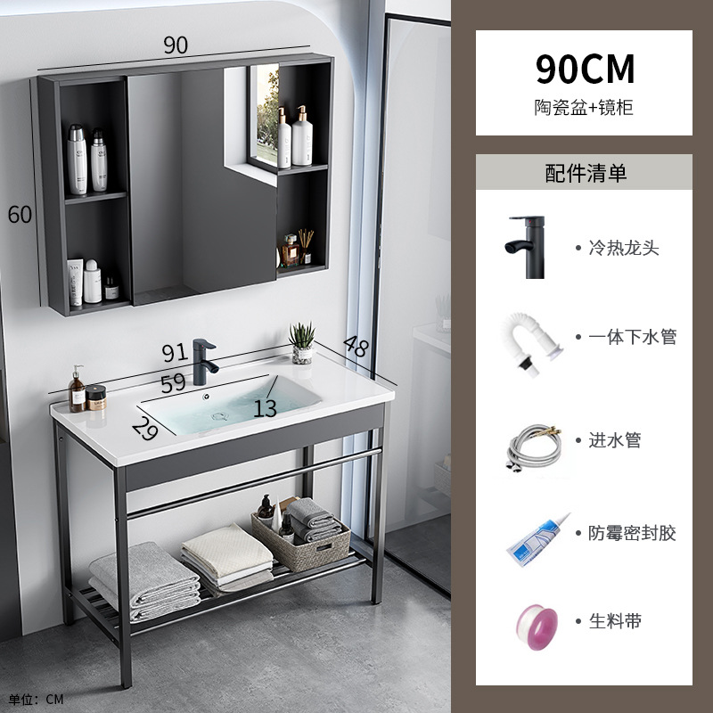 acero inoxidable doble lavabo cerámica un todo soporte lavabo profundizar lavabo lavabo lavabo lavabo