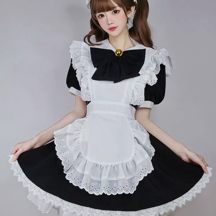 Фартук lolita дикий новый горничный шеф-повар Лолита cos аниме китайский стиль чистого стиля.
