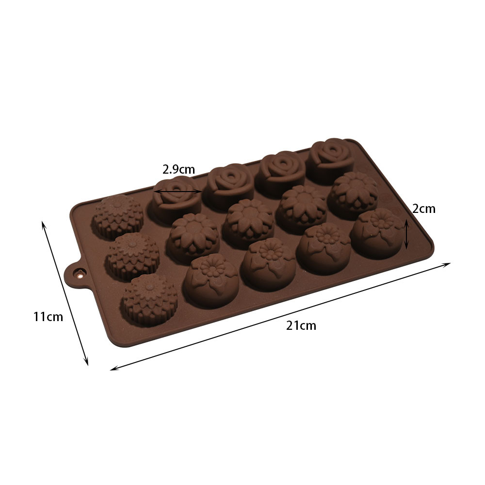 Molde de Silicona para Chocolate DIY, Multiuso con Formas de Dibujos Animados para Repostería