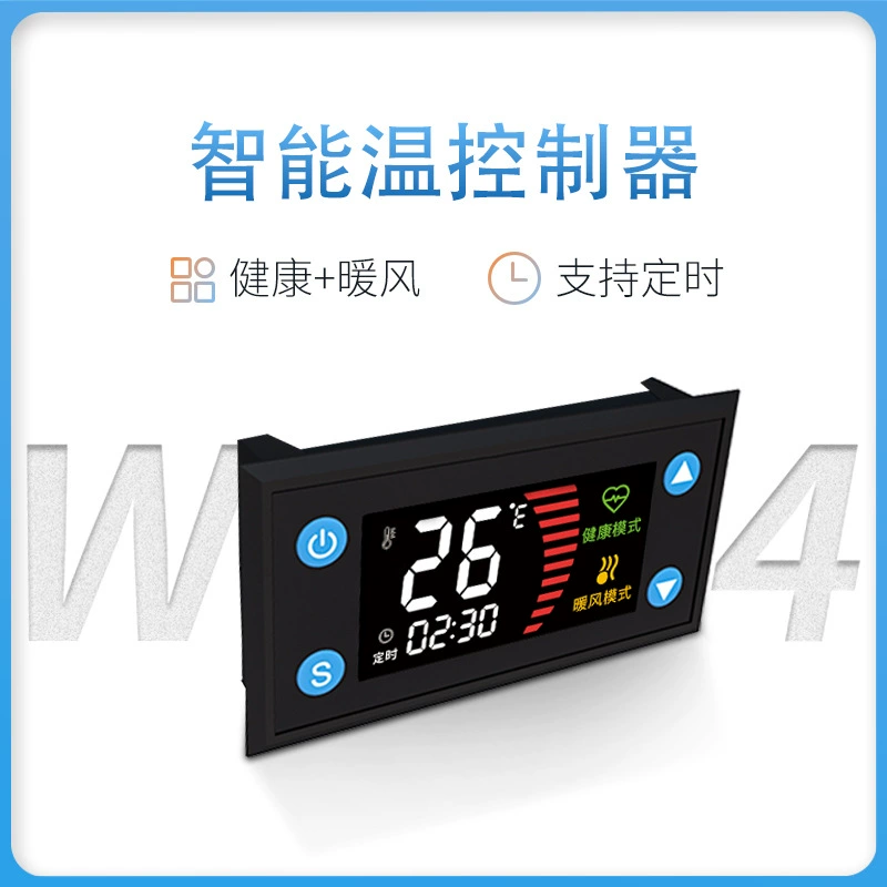 Терморегулятор Shenzhen Tike PID для настенных печей и каминов с функцией таймера и регулировки температуры.