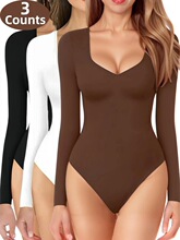 V 28754 Sweetheart Square Neck Bodysuit �����B�w��