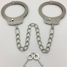 情侣密室道具手扣拷锁剧本杀不锈钢儿童加厚手拷合金玩具铁手铐