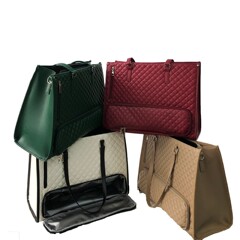 新商品2in1ハンドバッグランチバッグコンビネーションバッグ大型保温ランチボックス女性用斜め掛けパソコンバッグチェーントートバッグ