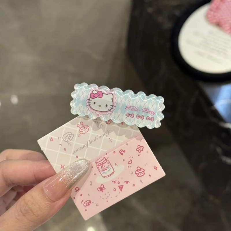 新款卡通齿轮小猫发夹侧边夹少女风小清新刘海碎发夹发卡甜美风|undefined