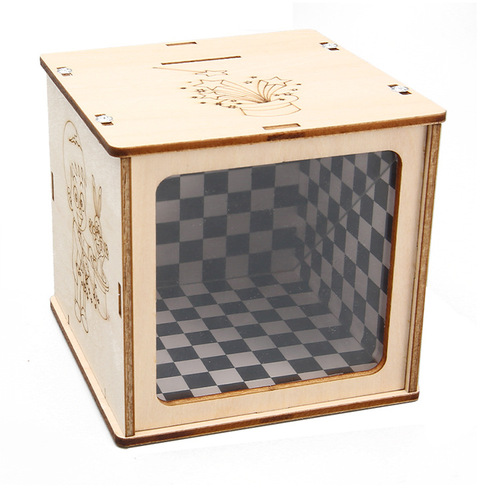 Magic box piggy bank handmade DIY science and technology small production STEM educational experimental educational toys for primary and secondary school students