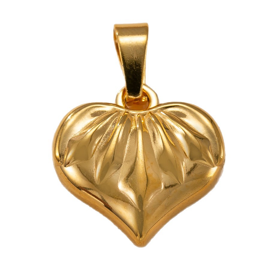 Colgante único Joyas de fundición de acero inoxidable transfronterizas Amor collar de diamantes con incrustaciones de micro temperamento accesorios de joyería de bricolaje de lujo ligero