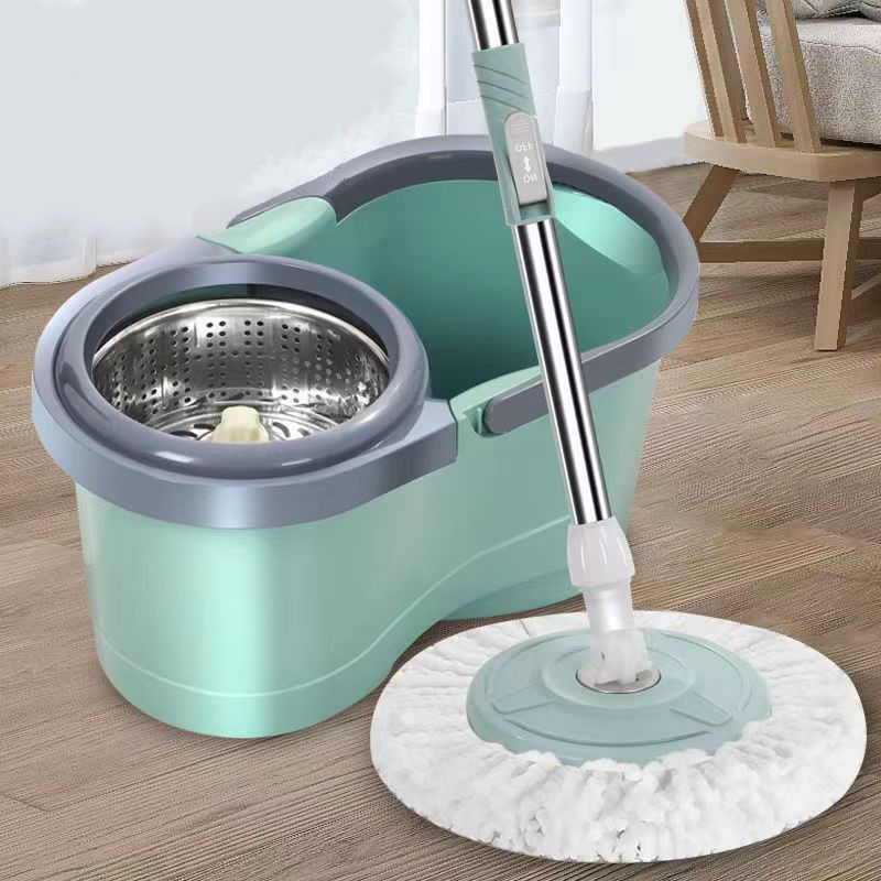 Full-Automatic Dehydration Rotary Mop Bucket Lazy Household Rotary Mop Hand-Free Floor Mop Mop Clean Mop Bucket