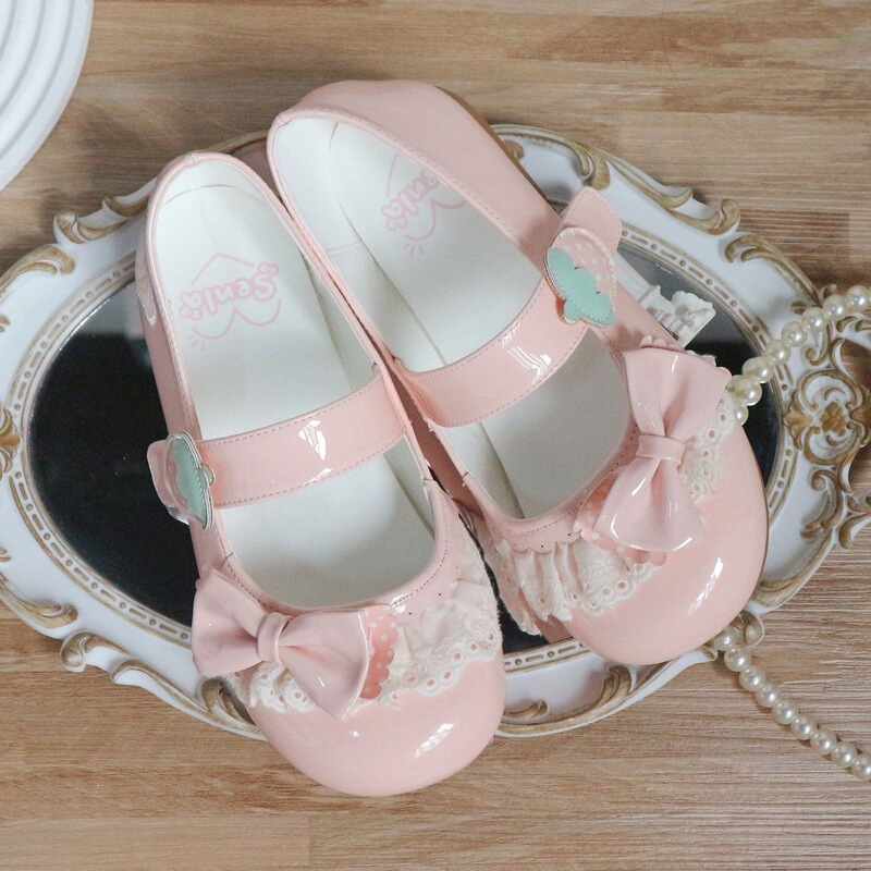 2026 Cute New Shoes, Palace-Style Sweet and Cute New Shoes, Low-Heeled Small Leather Shoes, Girl Princess Shoes