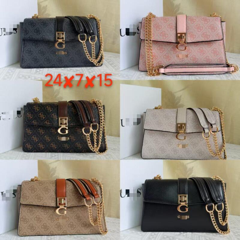 Gs Foreign Trade New Fashion Hanging g Printed Small Square Bag Printed Chain Cover Bag Letter Single Shoulder Crossbody Underarm