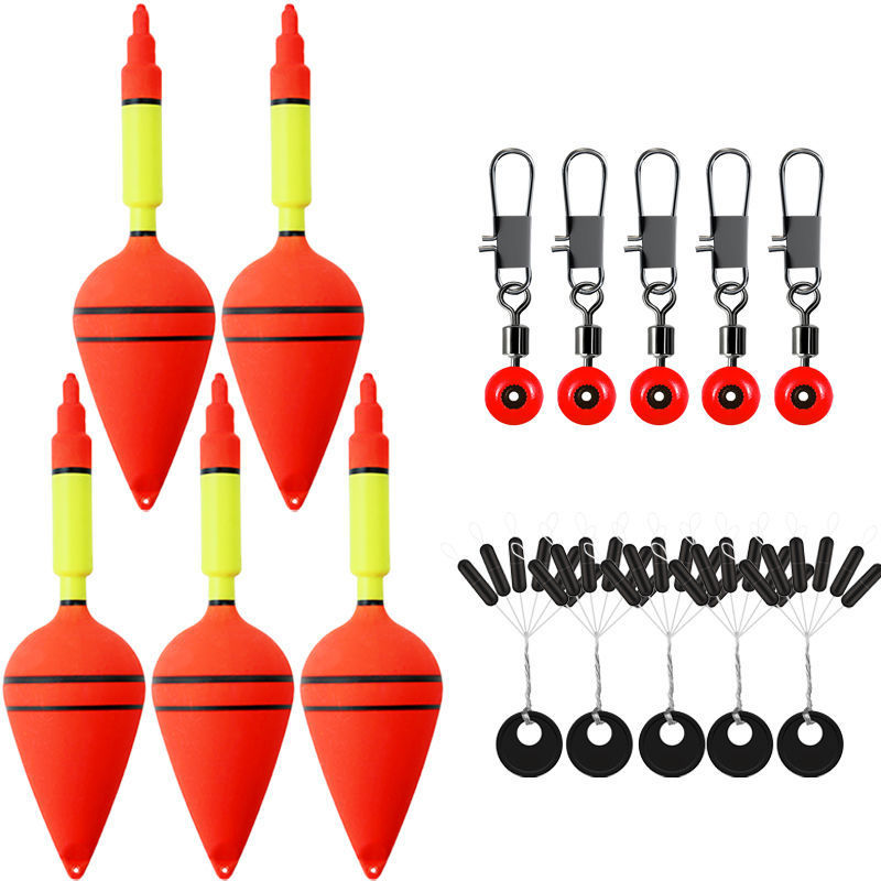 Bandera roja flotante de gran vientre, conjunto de puerto de pesca de gran vientre, monstruo de agua flotante flotante, langosta flotante