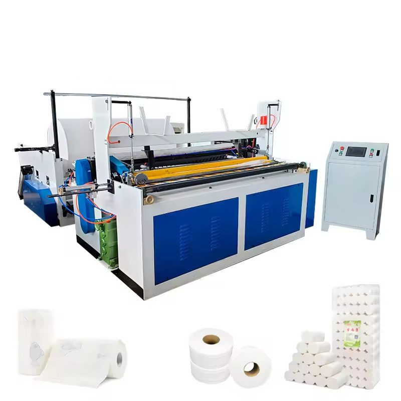 Máquina automática de fabricación de papel higiénico pequeño, máquina de fabricación de papel higiénico, línea de producción, precio de fábrica